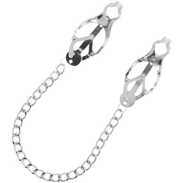 Morsetti Eleganti con Catena e Pinzette per BDSM e Fetish